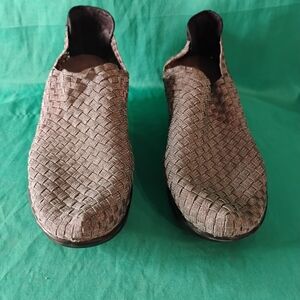 Bernie Mew Weave Pattern Wedge Heel